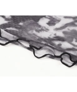 Ladies Dark In Love Nancy Mesh Top