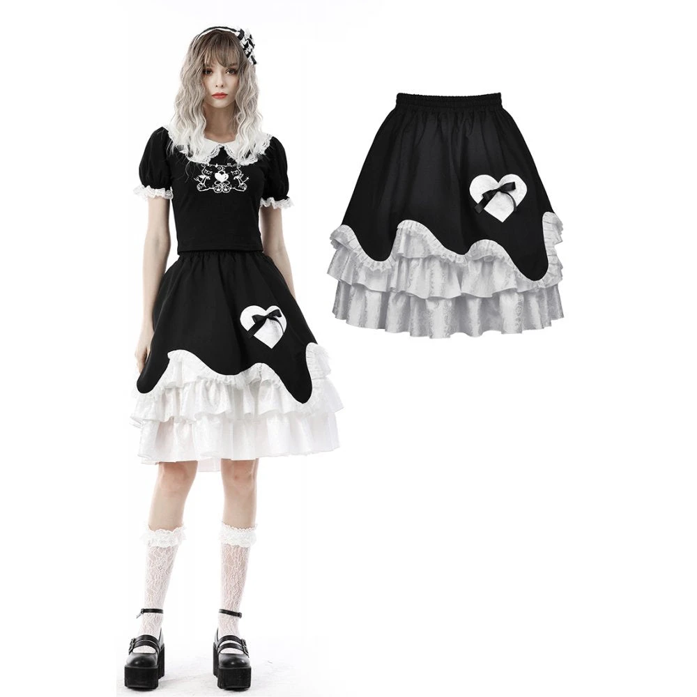 Dark In Love Prairie Frill Skirt 3 Dark In Love Prairie Frill Skirt