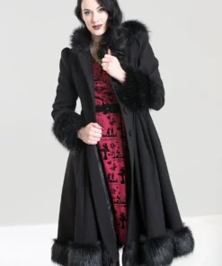 Hell Bunny Plus Size Elvira Coat Ladies