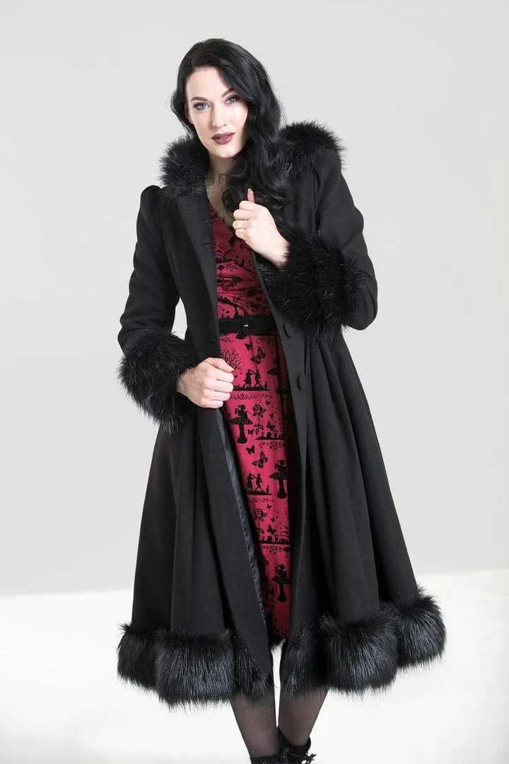 Hell Bunny Plus Size Elvira Coat Ladies 3 Hell Bunny Plus Size Elvira Coat Ladies