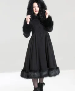 Hell Bunny Plus Size Elvira Coat Ladies