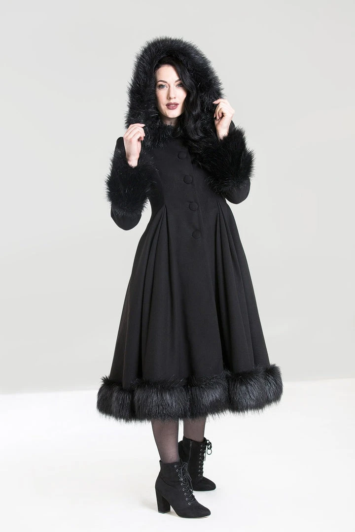 Hell Bunny Plus Size Elvira Coat Ladies 4 Hell Bunny Plus Size Elvira Coat Ladies