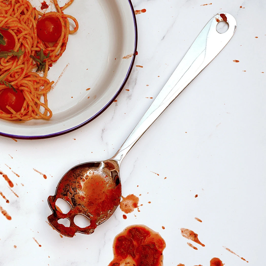 Homeware Gothic Gifts Skull Serving Spoon 8 Homeware Gothic Gifts Skull Serving Spoon