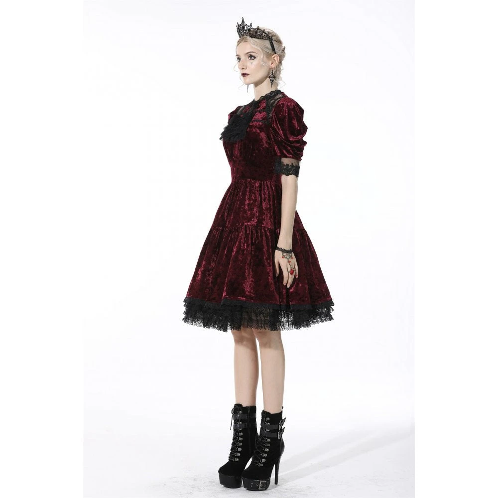 Dark In Love Crimsonia Dress Ladies 12 Dark In Love Crimsonia Dress Ladies