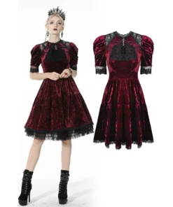 Dark In Love Crimsonia Dress Ladies