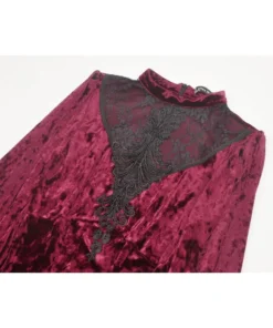 Dark In Love Alfreda Dress Burgundy Ladies