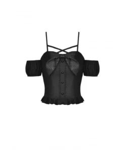 Dark In Love Una Cold Shoulder Top