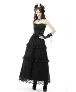 Dark In Love Delilah Corset Top Ladies