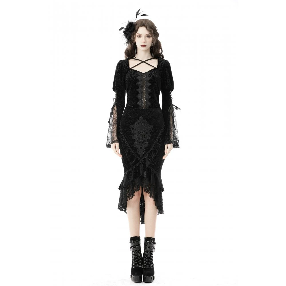 Dark In Love Zira Velvet Fishtail Skirt New Arrivals 19 Dark In Love Zira Velvet Fishtail Skirt New Arrivals