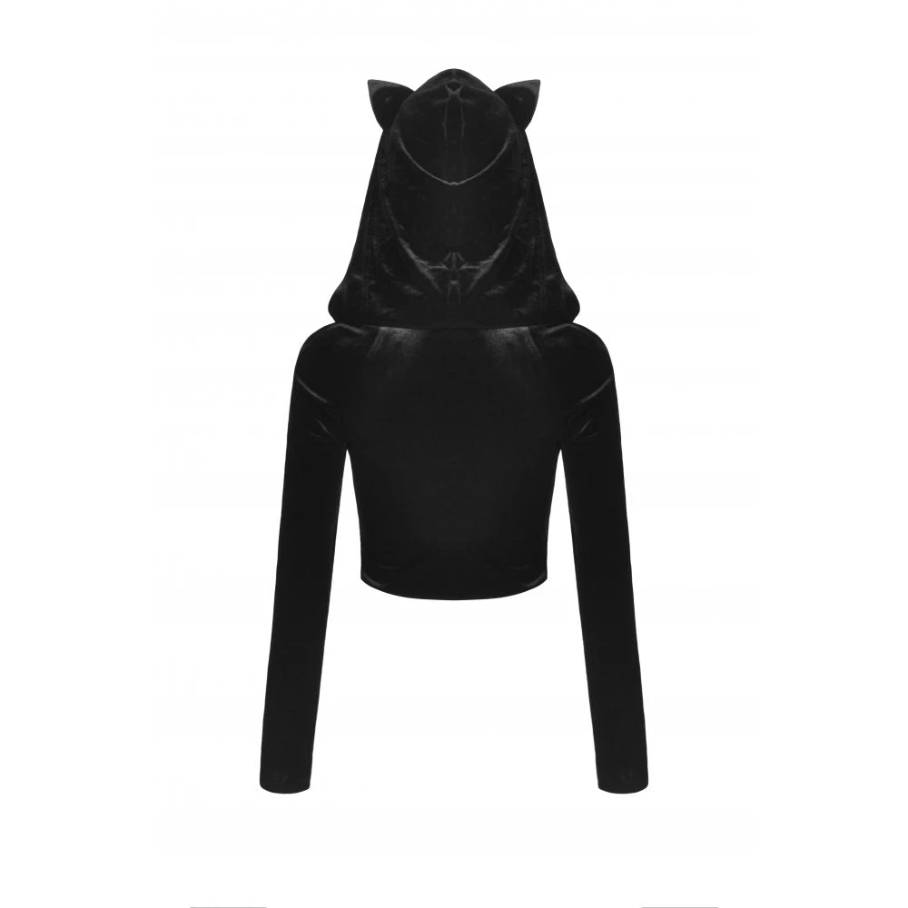 Dark In Love Alley Cat Hooded Top Ladies 5 Dark In Love Alley Cat Hooded Top Ladies