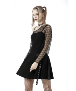 New Arrivals Dark In Love Amabella Net Top