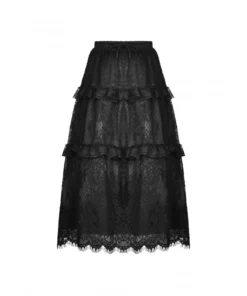 Ladies Dark In Love Delilah Maxi Skirt