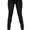 Ladies Killstar Althea's Evil Velvet Leggings 1 Ladies Killstar Althea's Evil Velvet Leggings