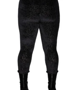 Ladies Killstar Althea's Evil Velvet Leggings