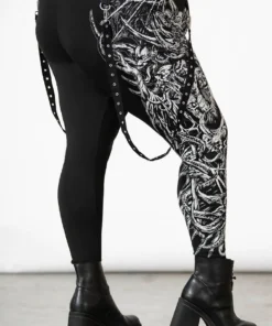 Killstar Amnesia Leggings Ladies 18 Killstar Amnesia Leggings Ladies