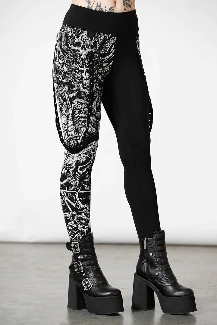 Killstar Amnesia Leggings Ladies 4 Killstar Amnesia Leggings Ladies
