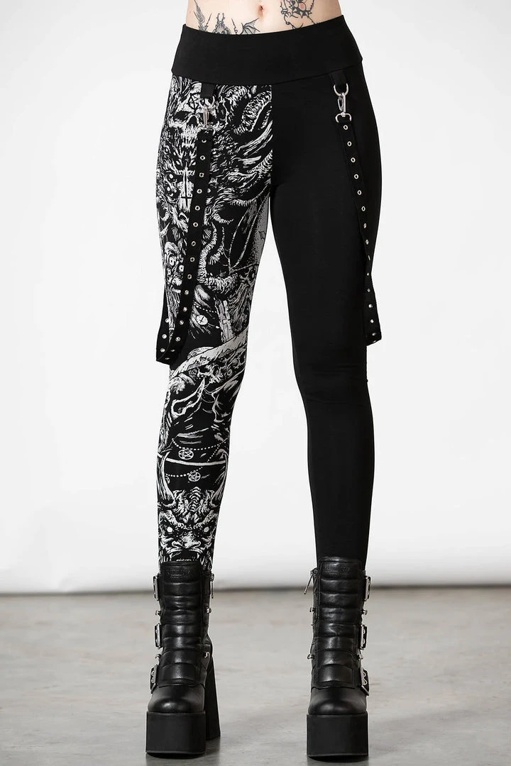 Killstar Amnesia Leggings Ladies 5 Killstar Amnesia Leggings Ladies