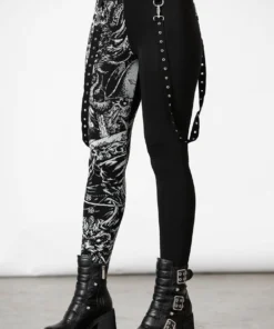 Killstar Amnesia Leggings Ladies 16 Killstar Amnesia Leggings Ladies