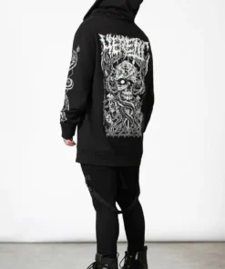 Killstar Anders Zip-Up Hoodie New Arrivals 21 Killstar Anders Zip-Up Hoodie New Arrivals