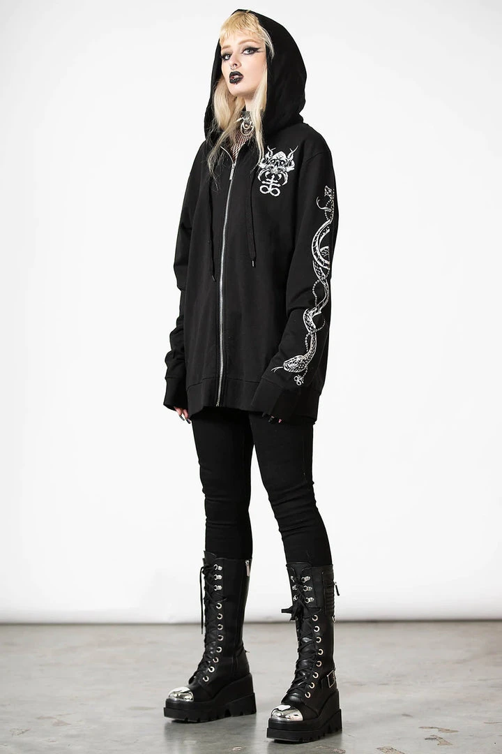 Killstar Anders Zip-Up Hoodie New Arrivals 8 Killstar Anders Zip-Up Hoodie New Arrivals