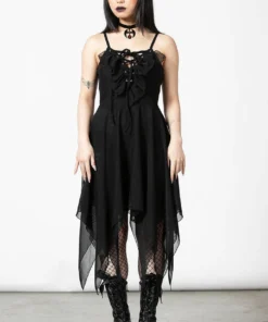 Ladies Killstar Anshee Lace Up Dress 9 Ladies Killstar Anshee Lace Up Dress