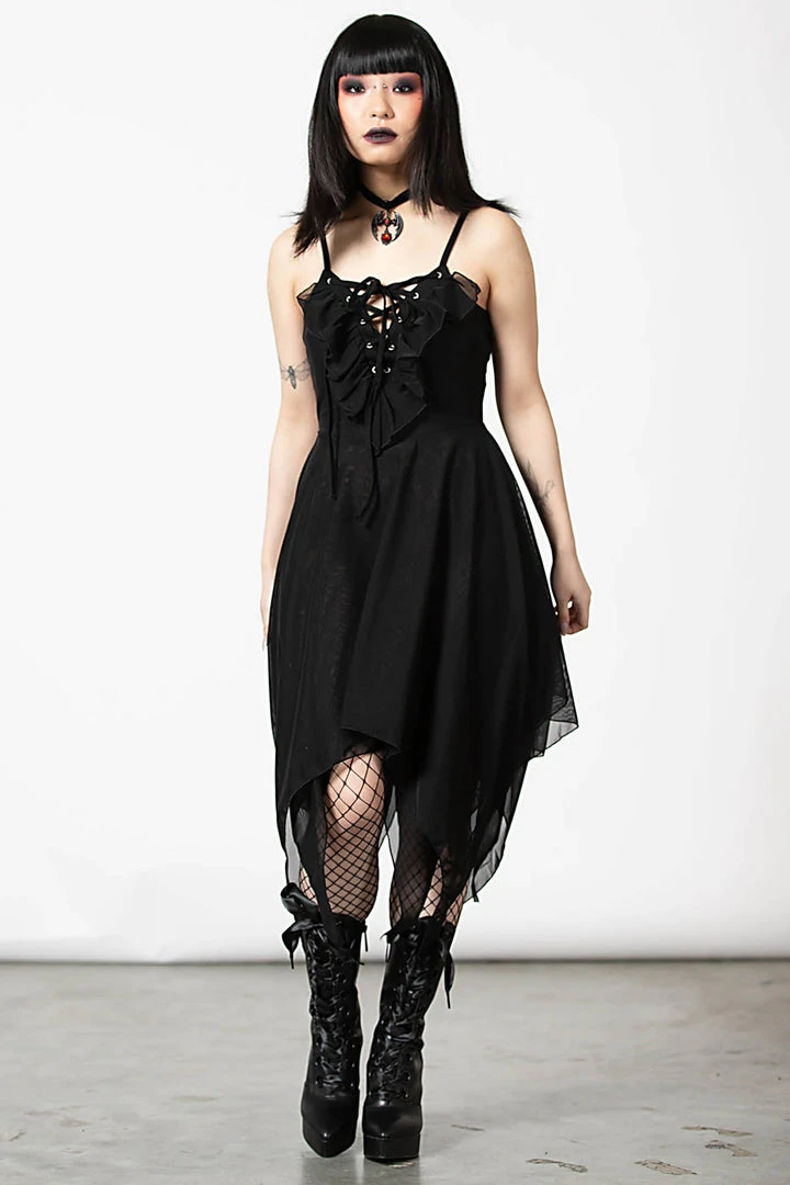 Ladies Killstar Anshee Lace Up Dress 7 Ladies Killstar Anshee Lace Up Dress