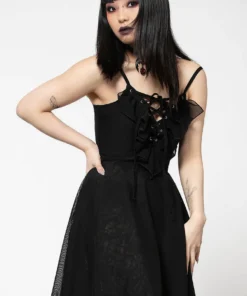 Ladies Killstar Anshee Lace Up Dress 13 Ladies Killstar Anshee Lace Up Dress