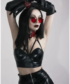 ANTIBrand Black Vinyl Bralet