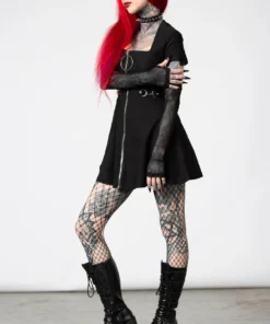 Killstar Anti Everything Zip Dress Ladies