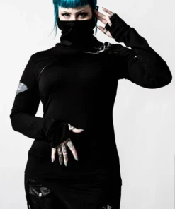 Ladies Killstar Arch Angelz Masked Top