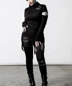 Ladies Killstar Arch Angelz Masked Top