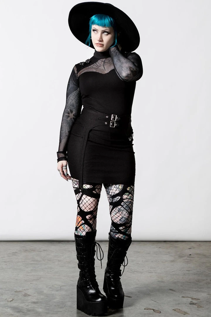 Ladies Killstar Arch Enemies Fishnet Top 5 Ladies Killstar Arch Enemies Fishnet Top