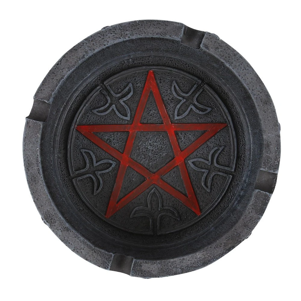 Gothic Gifts Pentagram Ashtray 4 Gothic Gifts Pentagram Ashtray