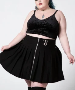 Killstar Ataraxia Velvet Top Ladies 10 Killstar Ataraxia Velvet Top Ladies