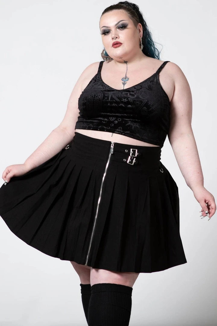 Killstar Ataraxia Velvet Top Ladies 5 Killstar Ataraxia Velvet Top Ladies