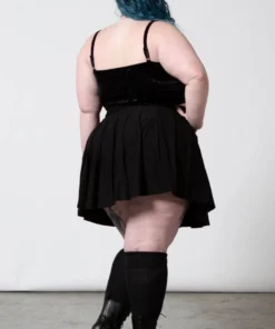 Killstar Ataraxia Velvet Top Ladies 13 Killstar Ataraxia Velvet Top Ladies