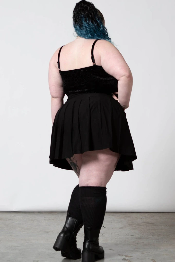 Killstar Ataraxia Velvet Top Ladies 8 Killstar Ataraxia Velvet Top Ladies