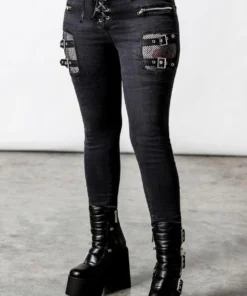 Killstar Azazel Washed Jeans Ladies
