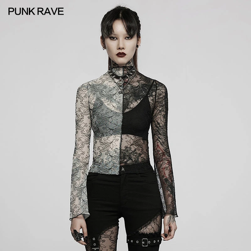 New Arrivals Punk Rave Syble Top - Black & White 8 New Arrivals Punk Rave Syble Top - Black & White