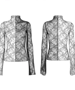 New Arrivals Punk Rave Syble Top - Black & White 26 New Arrivals Punk Rave Syble Top - Black & White