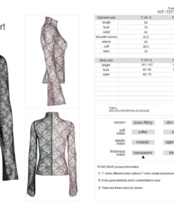 New Arrivals Punk Rave Syble Top - Black & Pink 20 New Arrivals Punk Rave Syble Top - Black & Pink