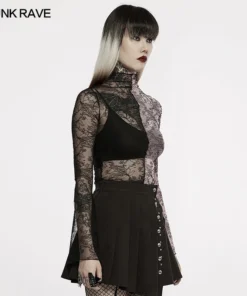 New Arrivals Punk Rave Syble Top - Black & Pink 15 New Arrivals Punk Rave Syble Top - Black & Pink