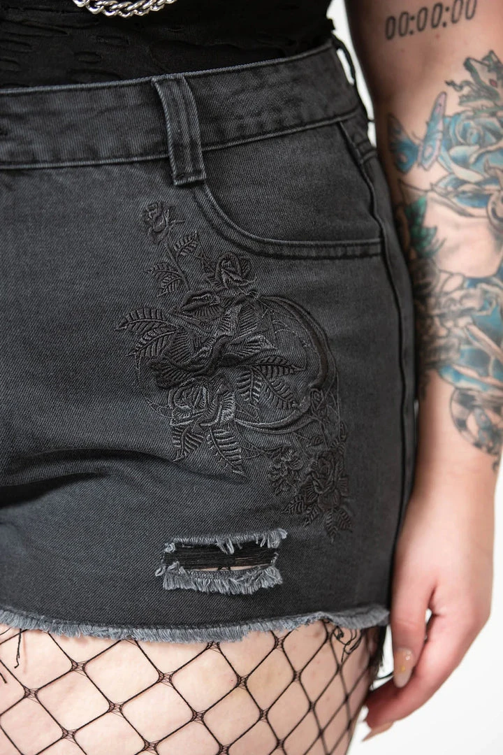 Killstar Alchemille Denim Shorts 11 Killstar Alchemille Denim Shorts