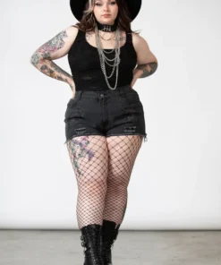 Killstar Alchemille Denim Shorts 15 Killstar Alchemille Denim Shorts