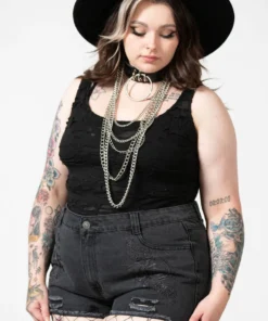 Killstar Alchemille Denim Shorts 13 Killstar Alchemille Denim Shorts