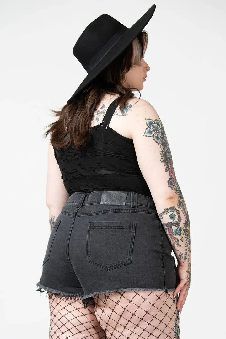 Killstar Alchemille Denim Shorts 8 Killstar Alchemille Denim Shorts