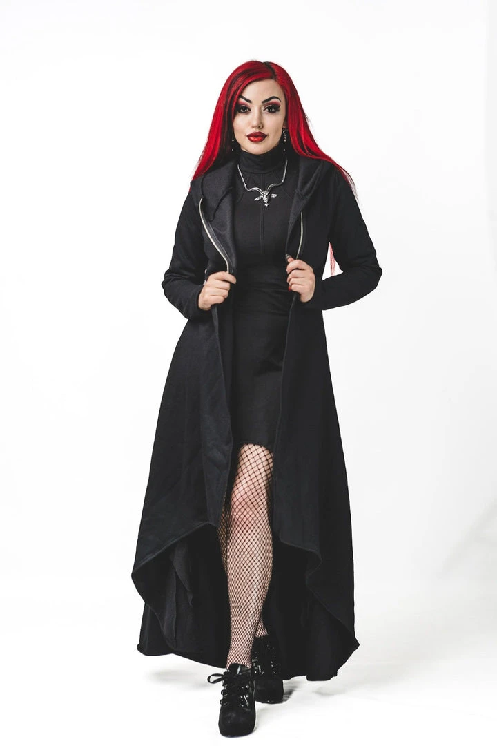 Necessary Evil Amphitrite Full Length Hoodie Ladies 3 Necessary Evil Amphitrite Full Length Hoodie Ladies