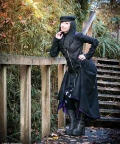 Necessary Evil Purple Lined Selene Coat 44 Necessary Evil Purple Lined Selene Coat