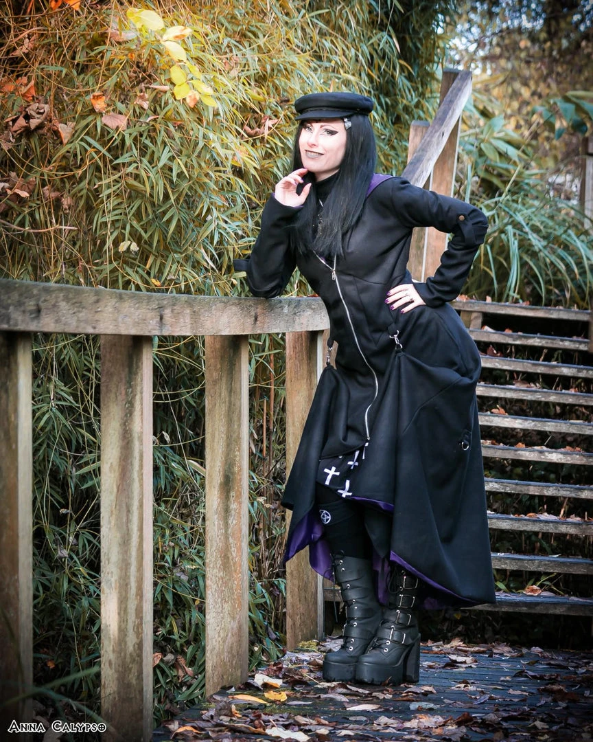 Necessary Evil Purple Lined Selene Coat 21 Necessary Evil Purple Lined Selene Coat