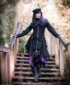 Necessary Evil Purple Lined Selene Coat 29 Necessary Evil Purple Lined Selene Coat